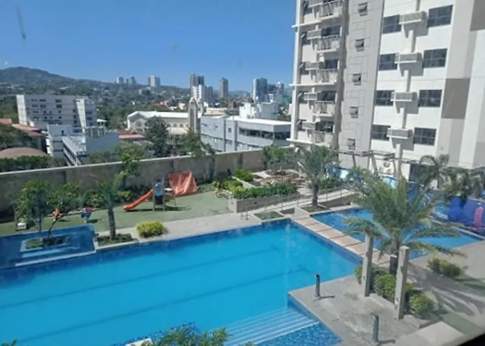 Horizon 101 A6 Beside Mango Bar,robinson Mall,free Pool,wifi,kitchen 아파트호텔 세부